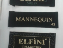 Gold Sim Woven Label
